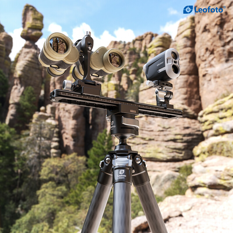 Leofoto FDM-03 Dual mount for Spotting scopes and Rangefinders