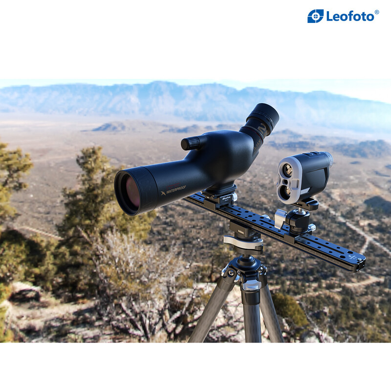 Leofoto FDM-04 Dual mount for Spotting scopes and Rangefinders