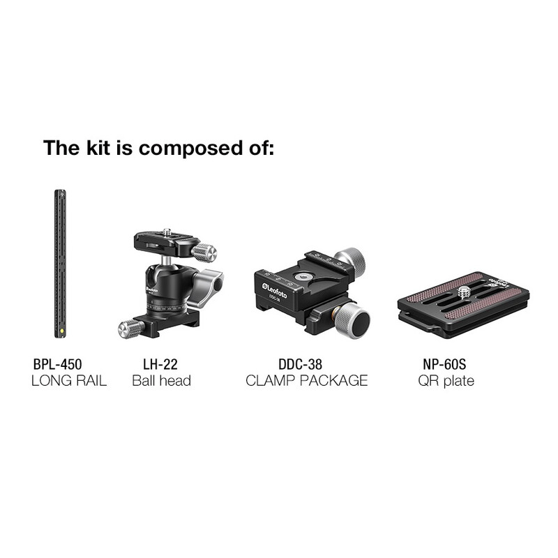 Leofoto FDM-04 Dual mount for Spotting scopes and Rangefinders