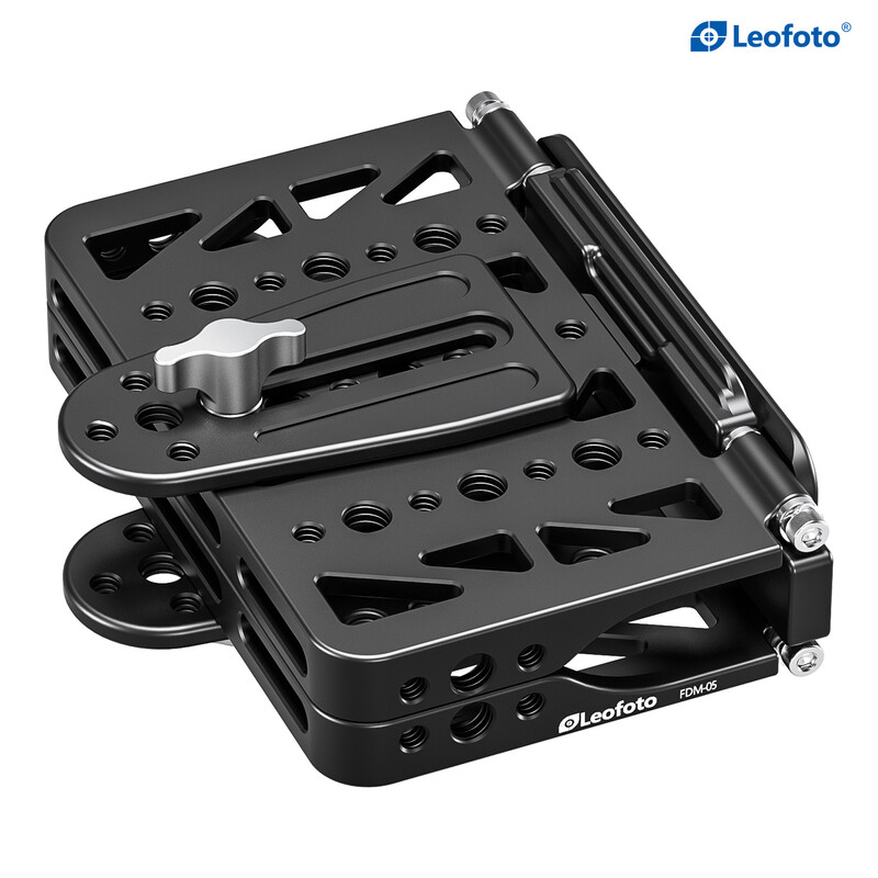 Leofoto FDM-05 mounting plate for spotting scope holder and other optics
