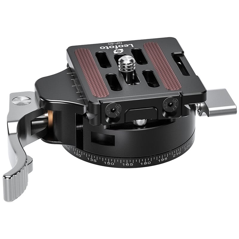 Leofoto Panorama rotary head PCL-52 + quick release plate NP-50