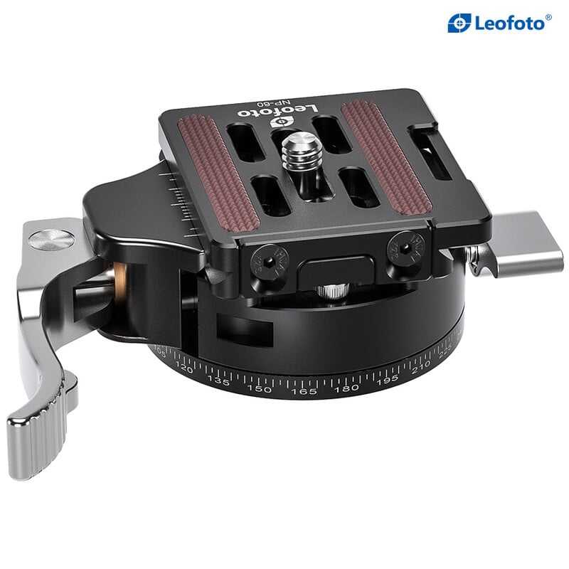 Leofoto Panorama rotary head PCL-52 + quick release plate NP-50