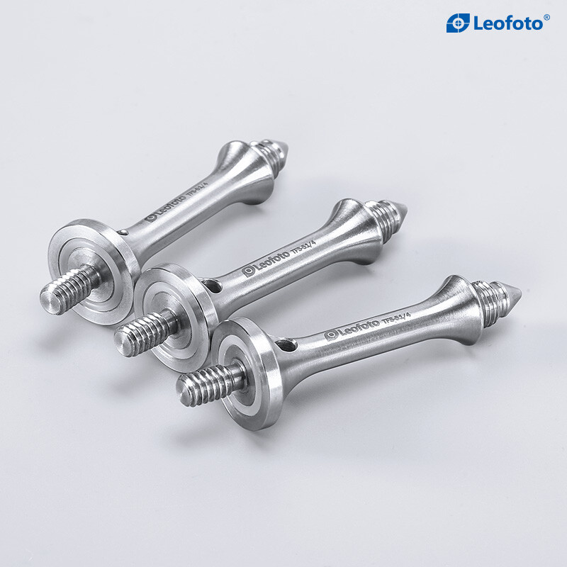 Leofoto Tripod pad Long spikes with rubber caps TFS S1/4