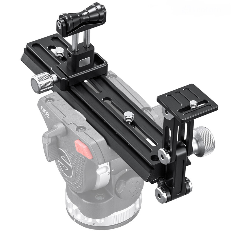 Leofoto Telephoto lens support VR-220 KIT for Manfrotto/Sachtler Video tilt heads