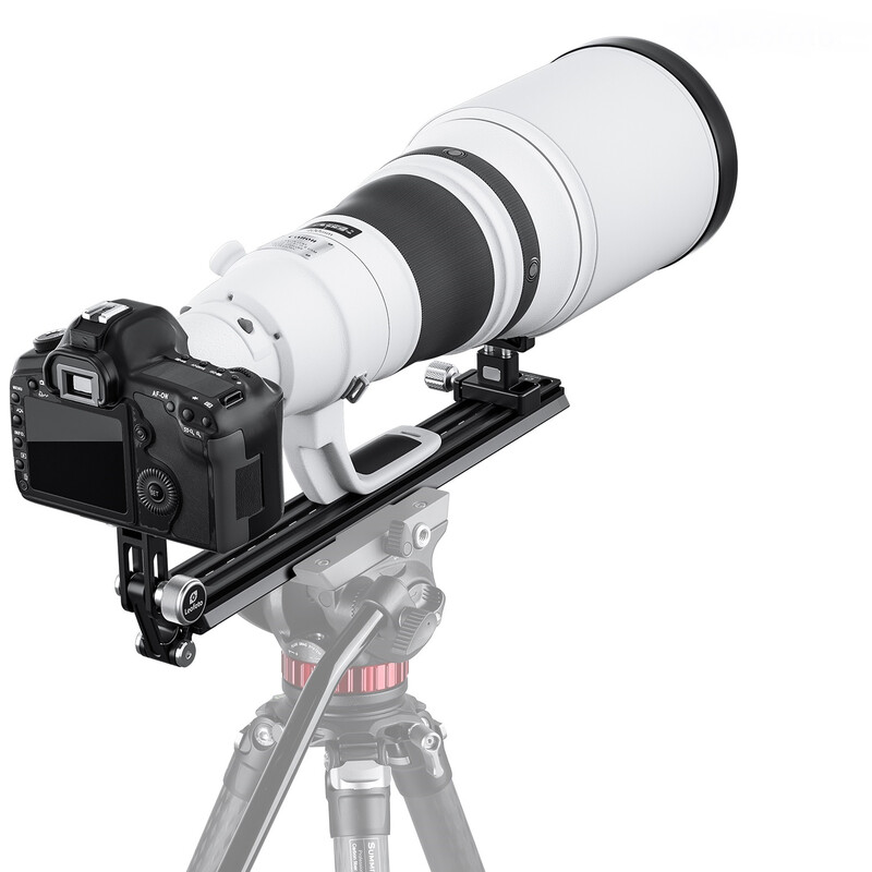 Leofoto Telephoto lens support VR-380 KIT for Manfrotto/Sachtler video tilt heads