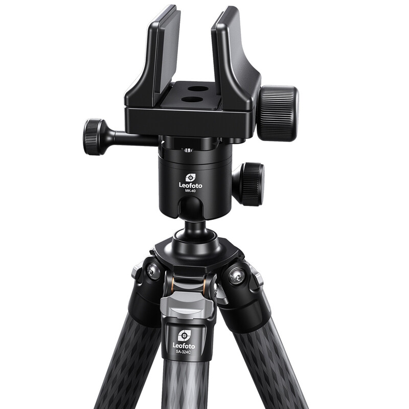 Leofoto MK-40 Ball head + GS-3 clamp mount