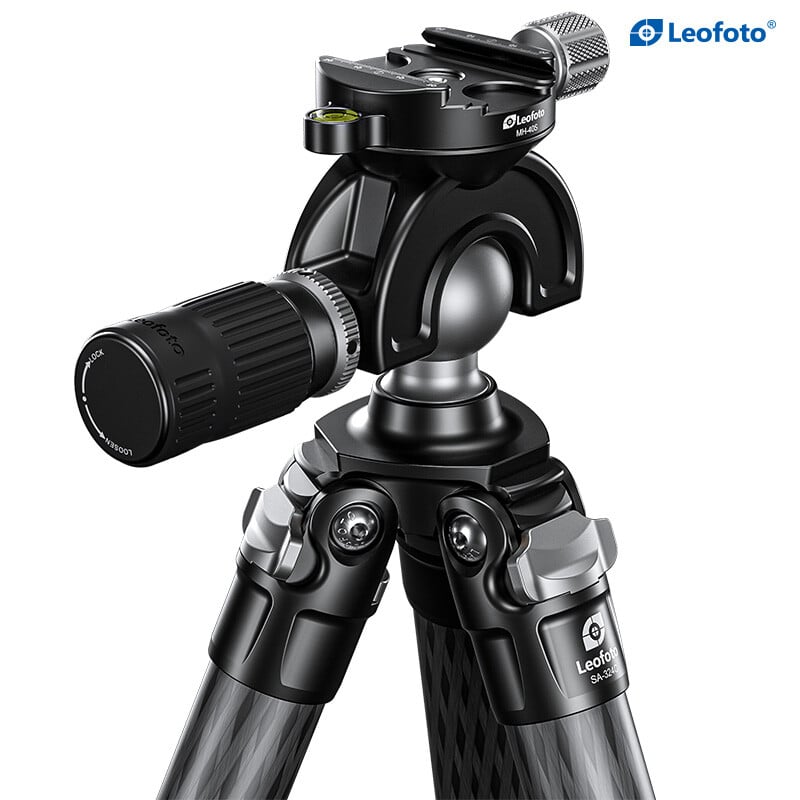 Leofoto SA-324C Carbon-Dreibeinstativ + Kugelkopf MH-40SLRC