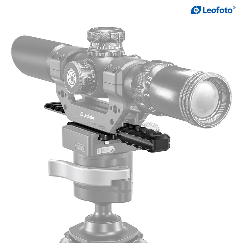Leofoto GSA-180 Weaver/Arca-Swiss adapter rail