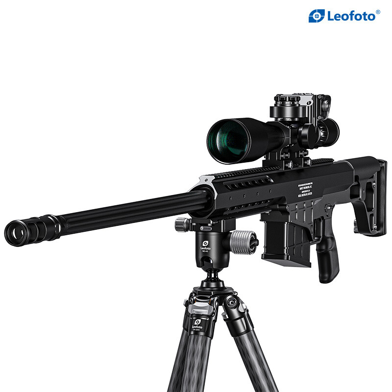 Leofoto SA-324C Carbon tripod with rifle mount MG-40
