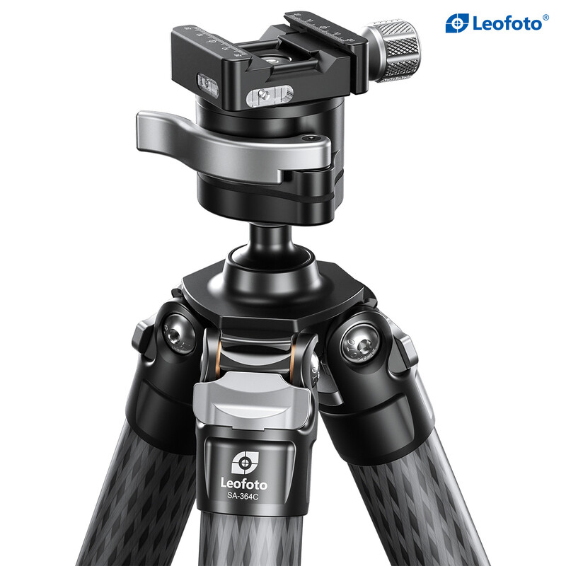 Leofoto SA-364C Carbon tripod and rifle mount MA-40