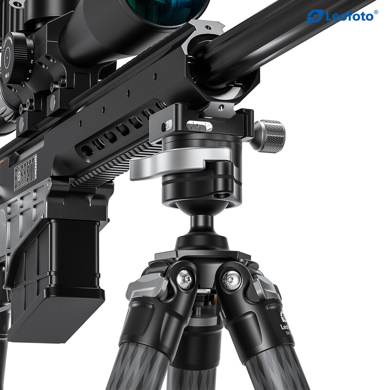 Leofoto SA-364C Carbon tripod and rifle mount MA-40