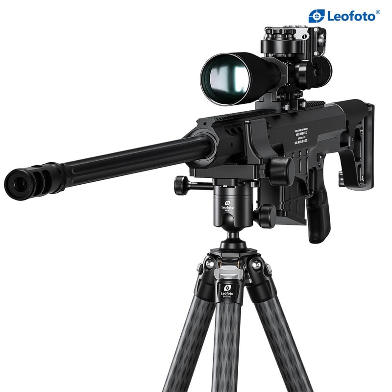 Leofoto SA-324C Carbon tripod + MK-40 Ball head + GS-3 gun clamp