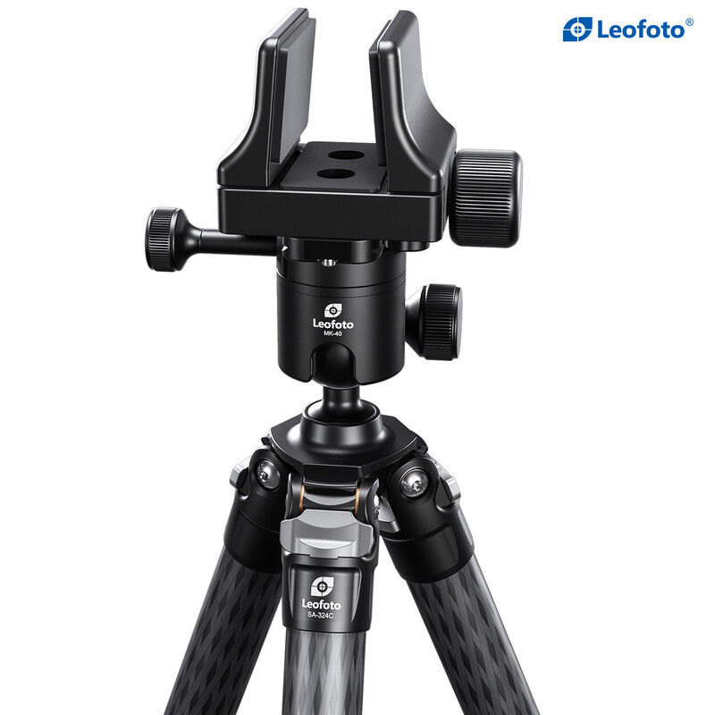 Leofoto SA-324C Carbon tripod + MK-40 Ball head + GS-3 gun clamp