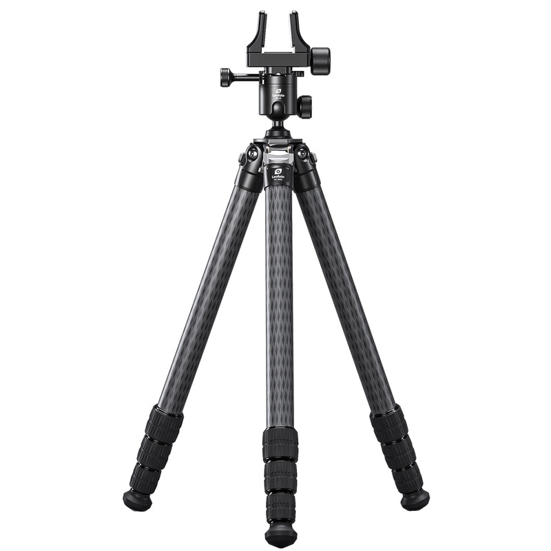 Leofoto SA-364C Carbon tripod + MK-40 Ball head + GS-3 rifle clamp