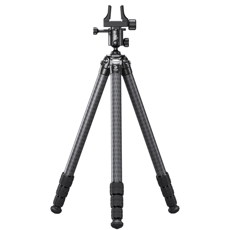 Leofoto SA-364CL Carbon Tripod + Ball head MK-40 + Gun clamp GS-3