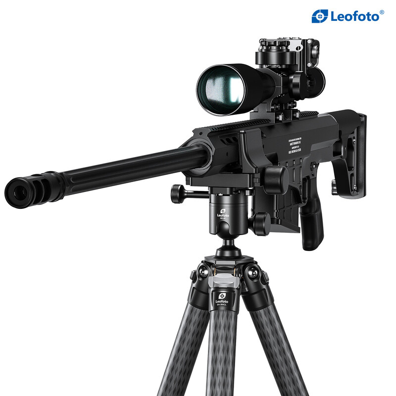 Leofoto SA-364CL Carbon Tripod + Ball head MK-40 + Gun clamp GS-3