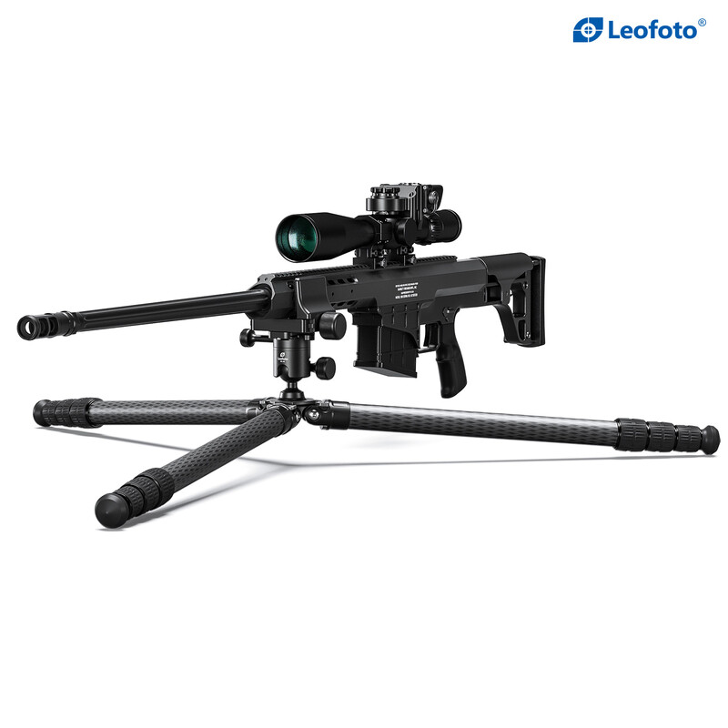 Leofoto SA-364CL Carbon Tripod + Ball head MK-40 + Gun clamp GS-3