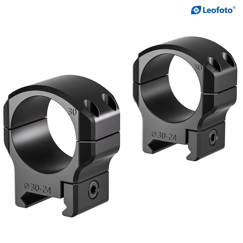 Leofoto Mounting rings SR-3024 30mm diameter / Picatinny