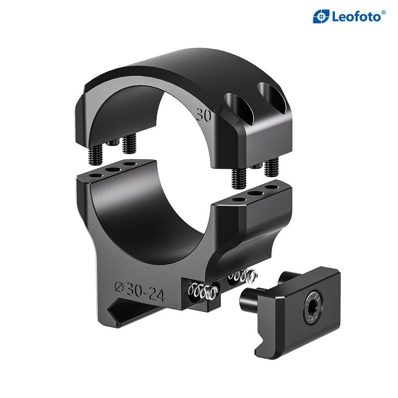 Leofoto Mounting rings SR-3024 30mm diameter / Picatinny