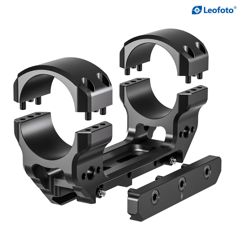 Leofoto RO-3038-20 one-piece mount 30mm for Picatinny/Weaver rail, 20 MOA forward tilt