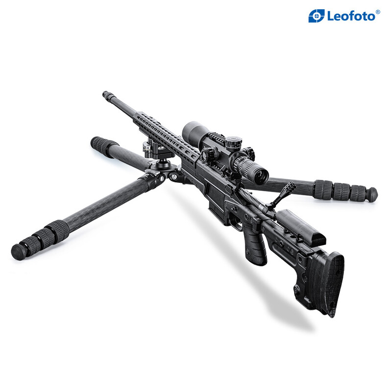 Leofoto SA-324C Carbon tripod with rifle mount MA-30