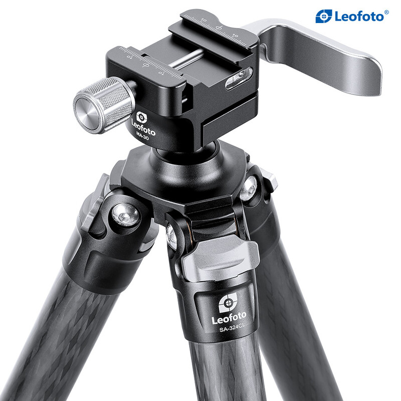 Leofoto SA-324CL Carbon tripod with rifle mount MA-30