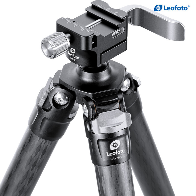 Leofoto SA-364C Carbon Tripod and MA-30 rifle mount
