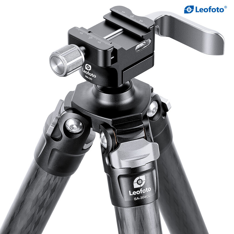 Leofoto SA-364CL Carbon tripod and MA-30 rifle mount