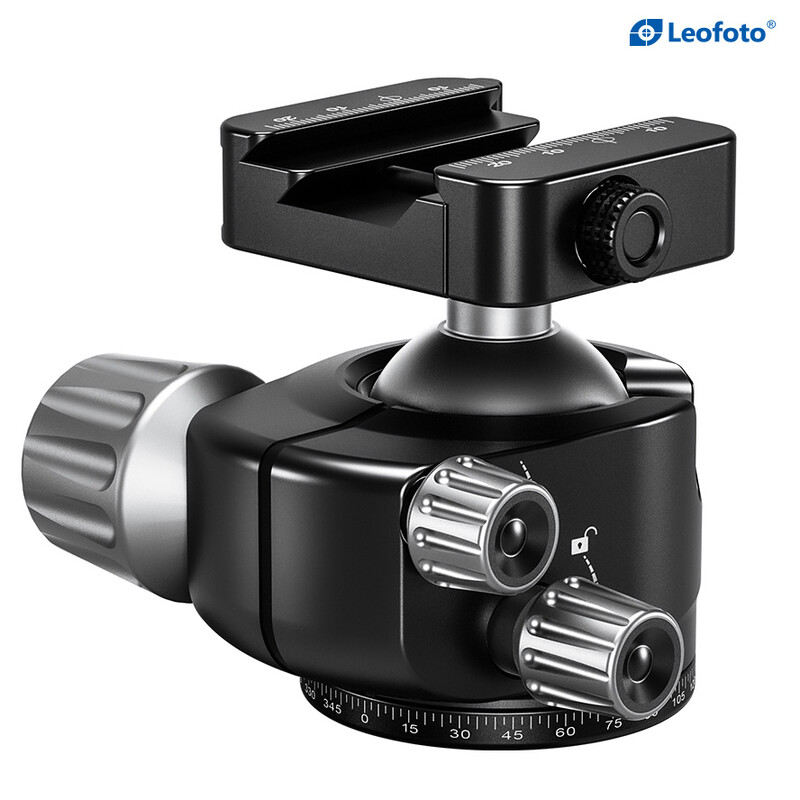 Leofoto LH-40SC with quick-release connector for Arca-Swiss & Weaver rail