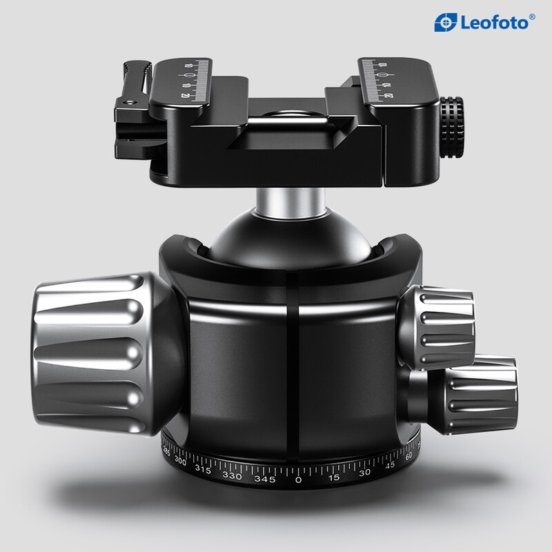 Leofoto LH-40SC with quick-release connector for Arca-Swiss & Weaver rail
