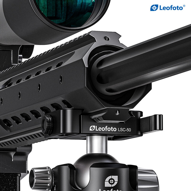 Leofoto LH-40SC with quick-release connector for Arca-Swiss & Weaver rail