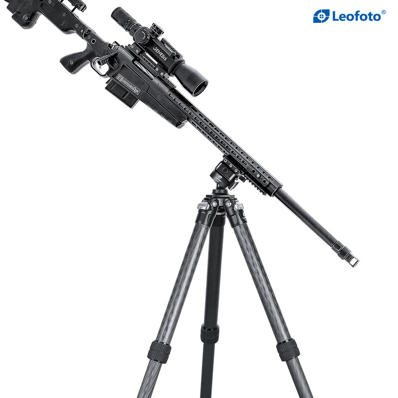 Leofoto SA-404C Carbon tripod and MA-30L rifle mount
