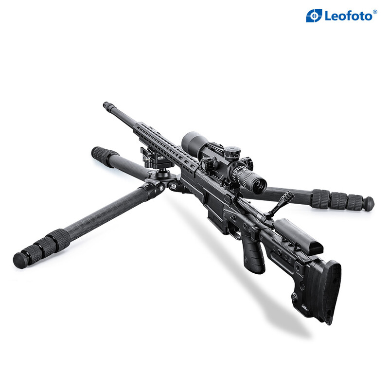Leofoto SA-404C Carbon tripod and MA-30L rifle mount