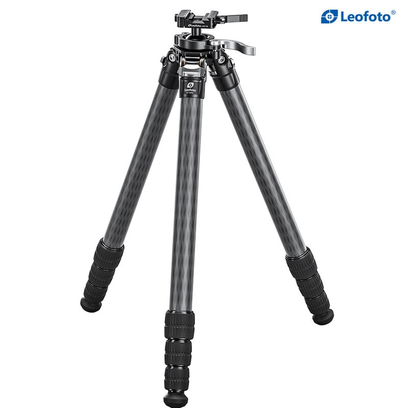 Leofoto ST-364C carbon tripod with rifle mount