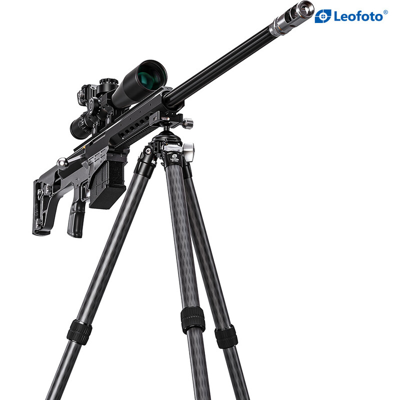 Leofoto SK-324C Carbon tripod with rifle mount
