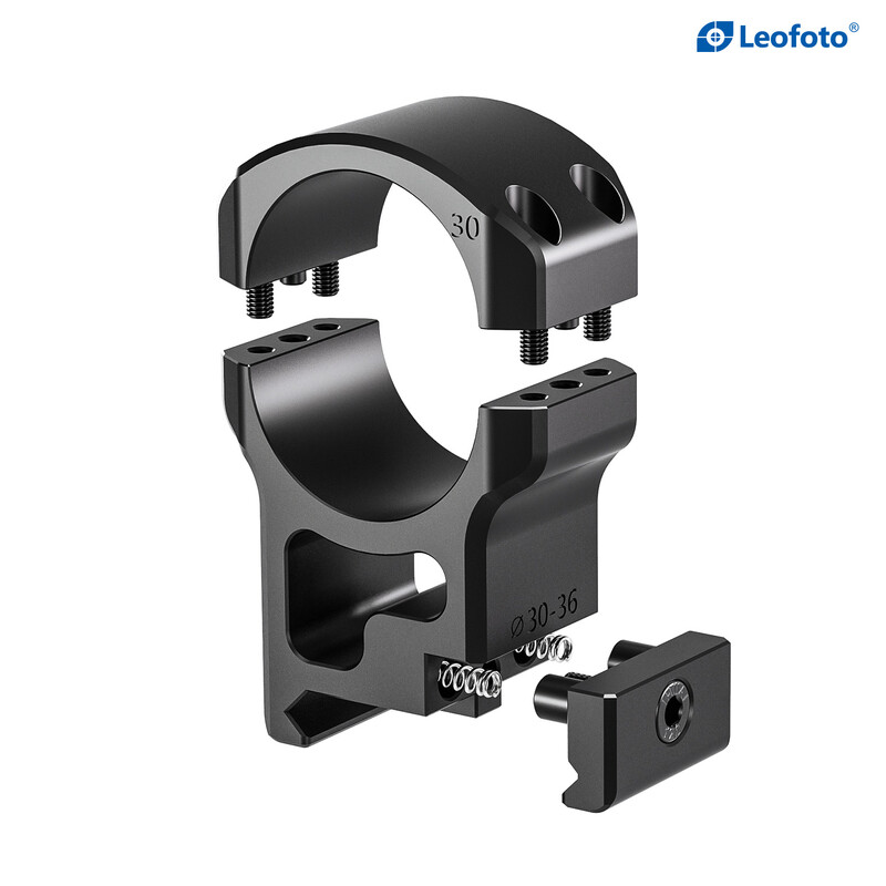 Leofoto Mounting rings SR-3036 30mm diameter / Picatinny