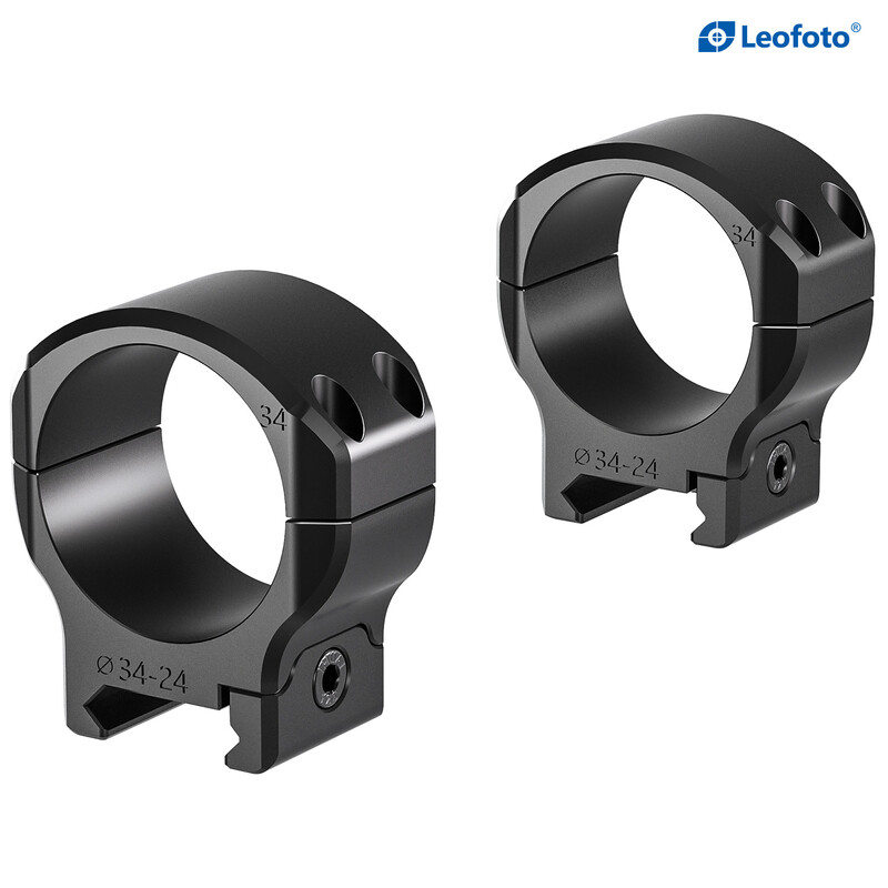 Leofoto Mounting rings SR-3424 34mm diameter / Picatinny