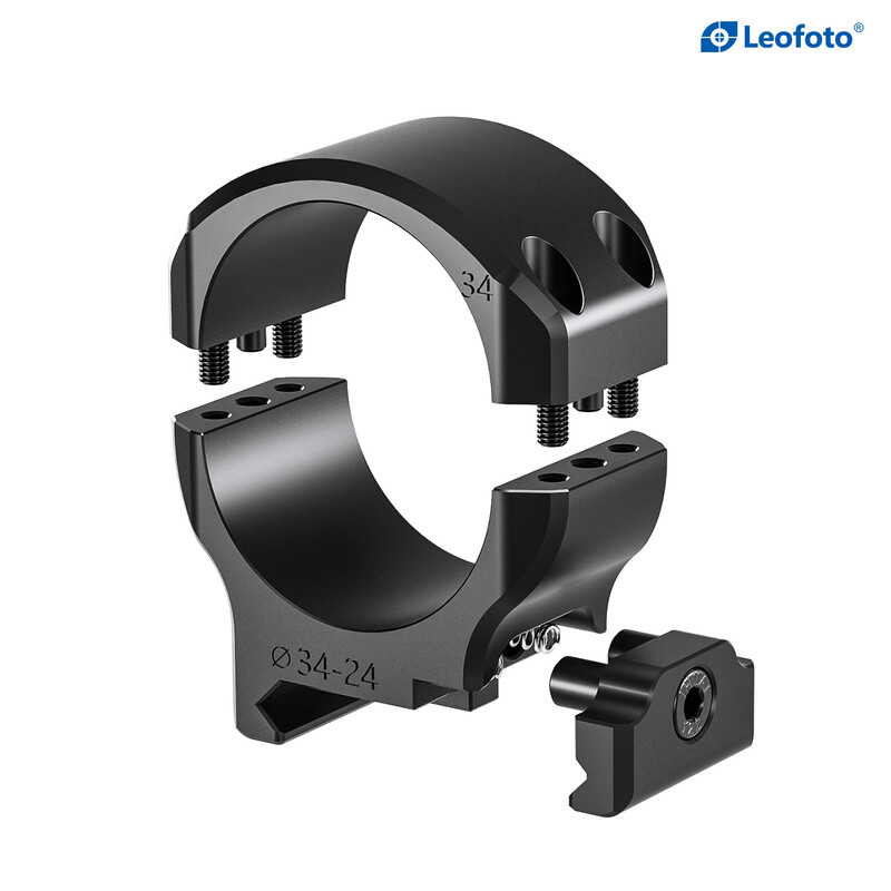 Leofoto Mounting rings SR-3424 34mm diameter / Picatinny