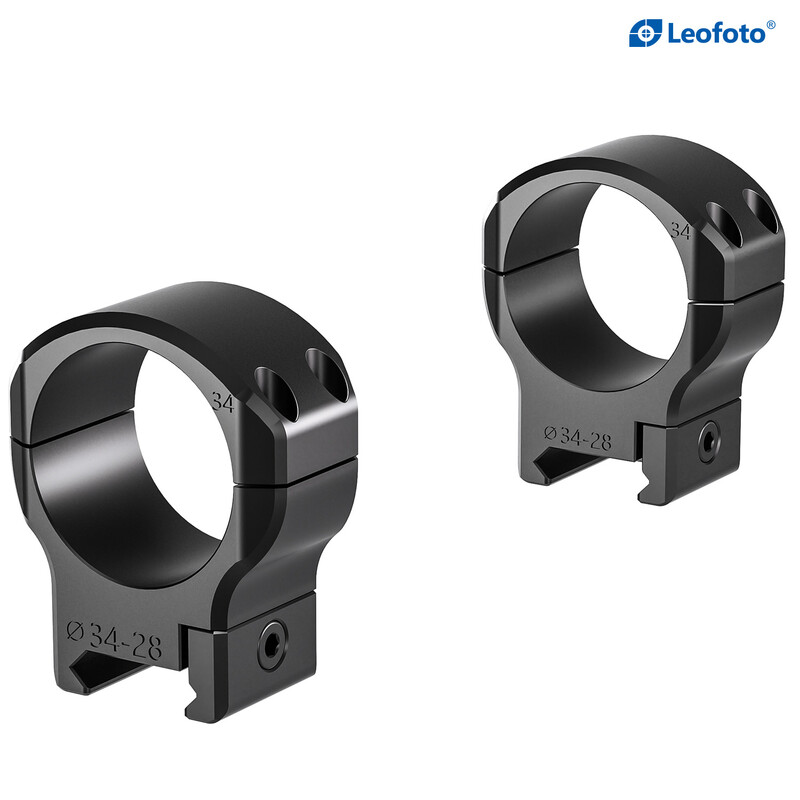 Leofoto Mounting rings SR-3428 34mm diameter / Picatinny