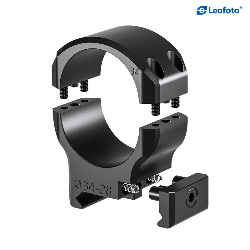Leofoto Mounting rings SR-3428 34mm diameter / Picatinny