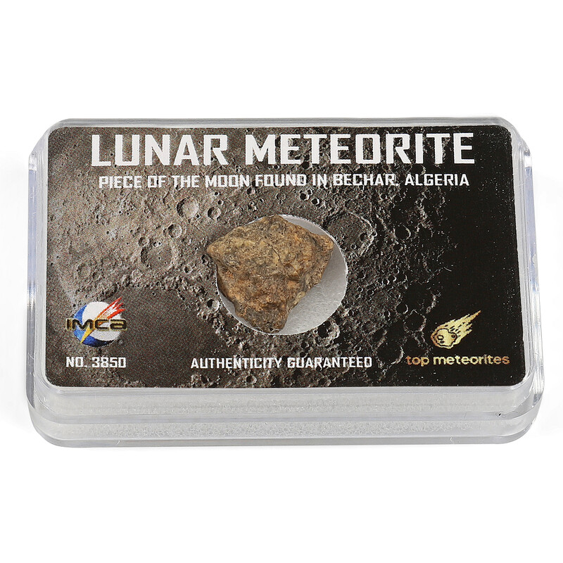Top Meteorites Echte maan meteoriet Bechar Algerije 1.25-1.75g