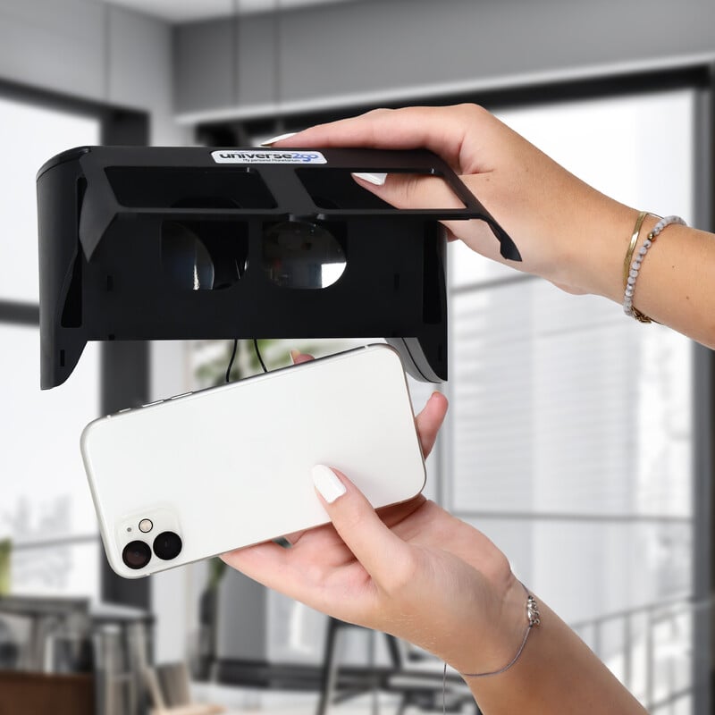 Omegon Planetario personal Universe2Go+ + Sonnenfinsternisbrille Solar Safe Deluxe