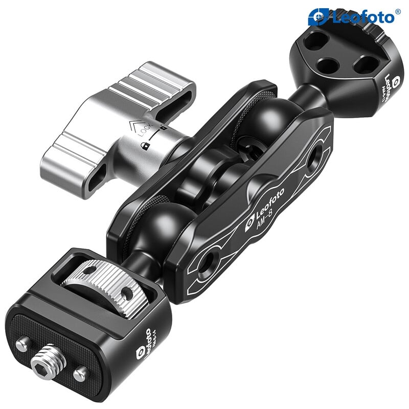 Leofoto Articulated arm AM-8 Kit consisting of AM-8 Base unit, AM-8-13 and AM-8-14 joints