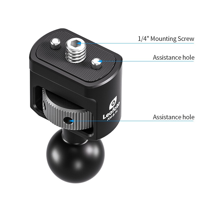 Leofoto AM-8-14 joint with adapter for ARRI equipment