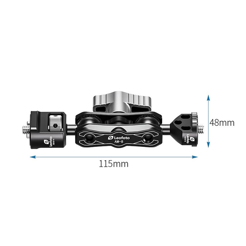 Leofoto Articulated arm AM-8 Kit consisting of AM-8 Base unit, AM-8-13 and AM-8-14 joints