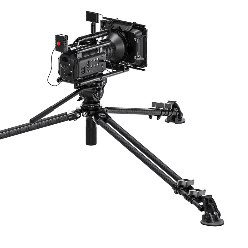 Leofoto Carbon tripod LVC-193 double tube + BV-10 video tilt head