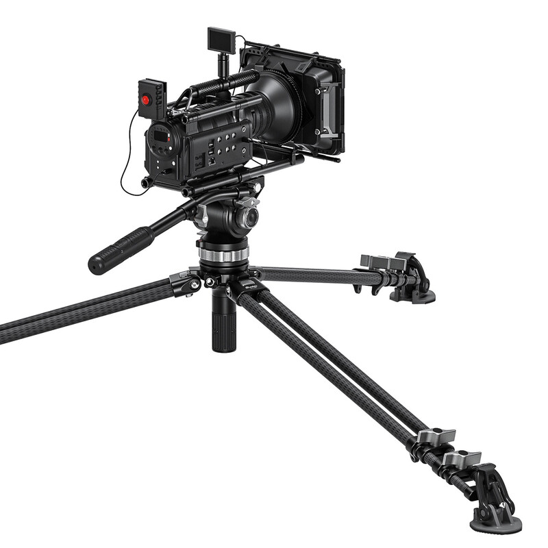 Leofoto Carbon tripod LVC-193 double tube + BV-15 video tilt head