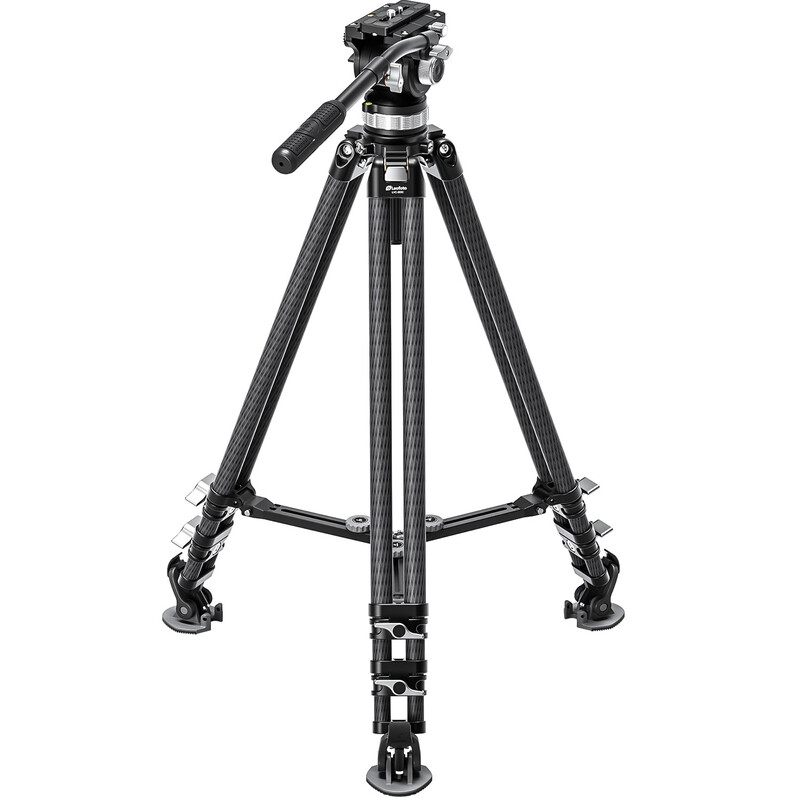 Leofoto Carbon tripod LVC-253 double tube + BV-15 video tilt head