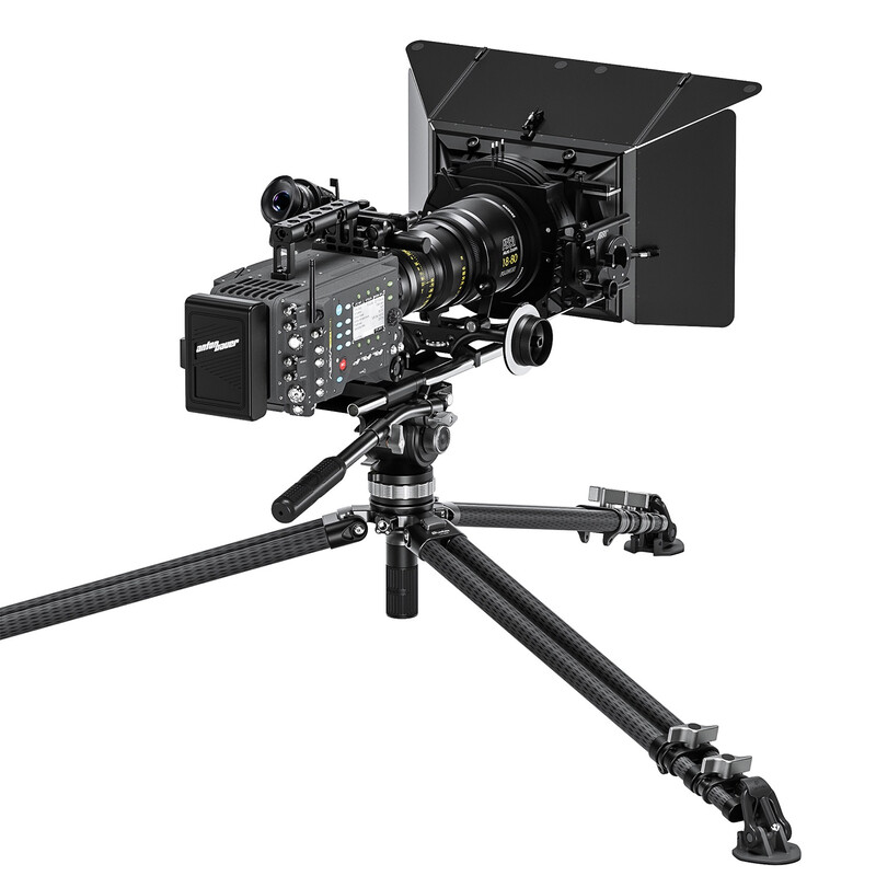 Leofoto Carbon tripod LVC-253 double tube + BV-15 video tilt head