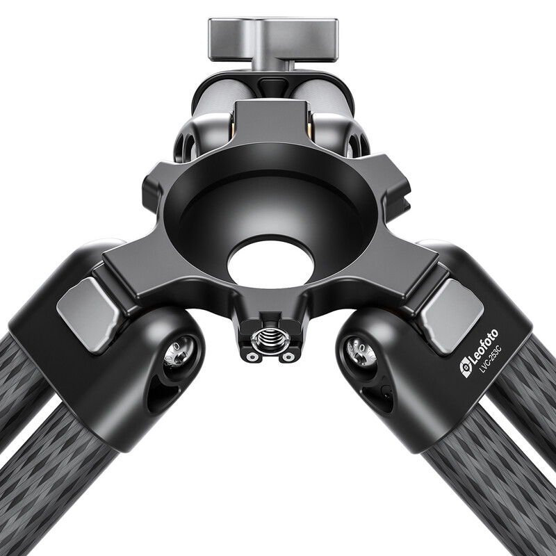 Leofoto Carbon tripod LVC-253 double tube + BV-15 video tilt head